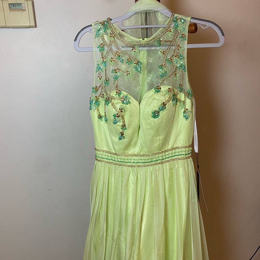 Elegant Green Evening Gown